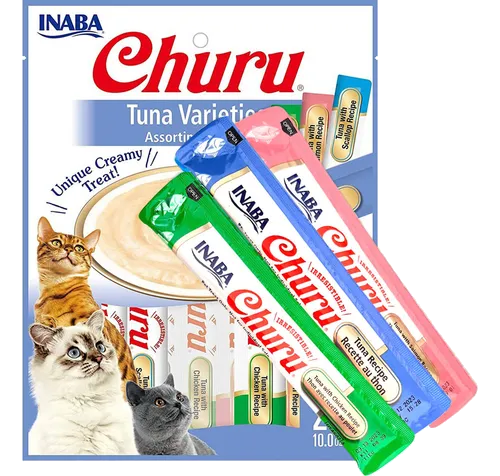 Cat Snack Churu 60 PIEZAS / Box Tuna Variety.