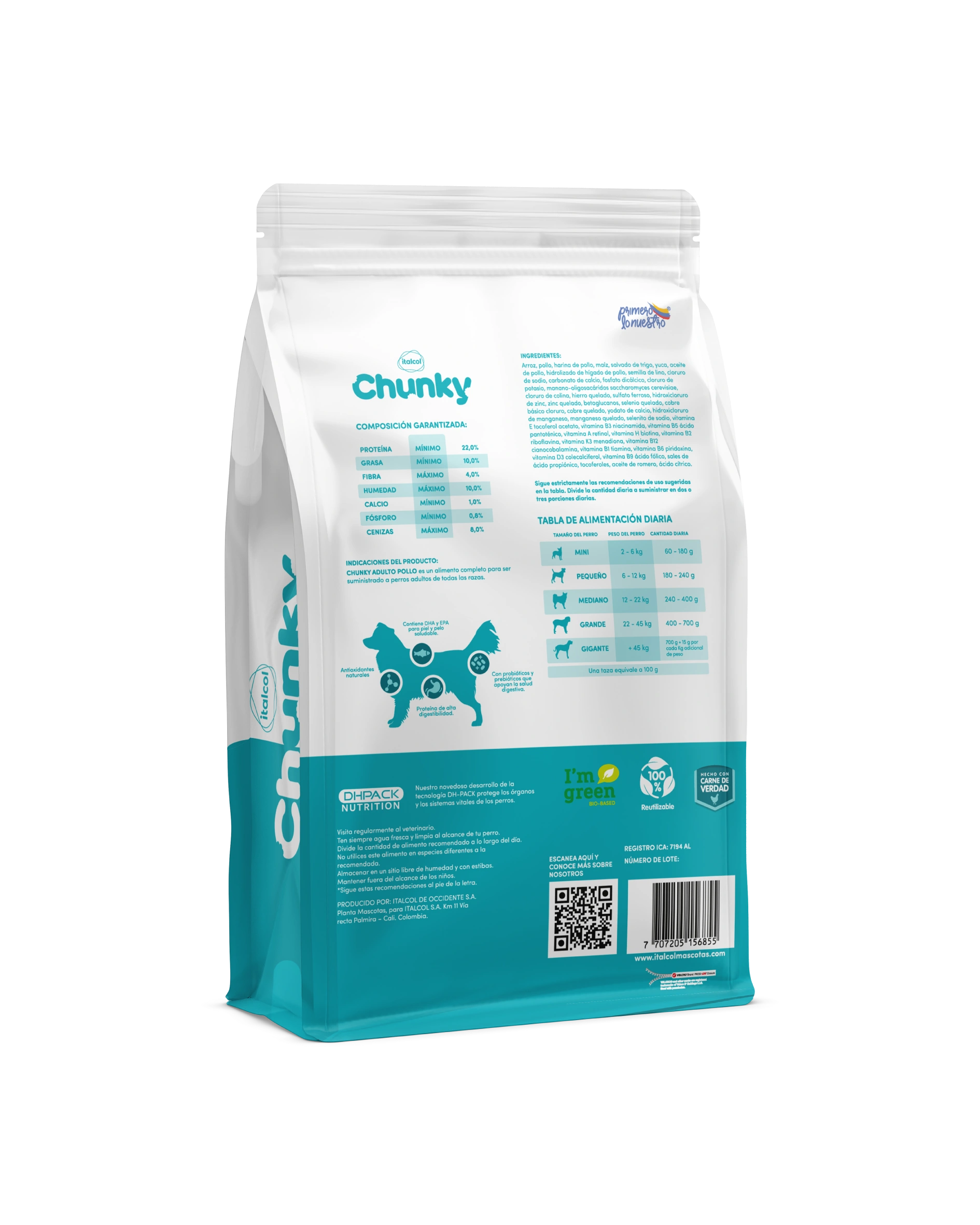 Chunky / Perros Adultos / Pollo.