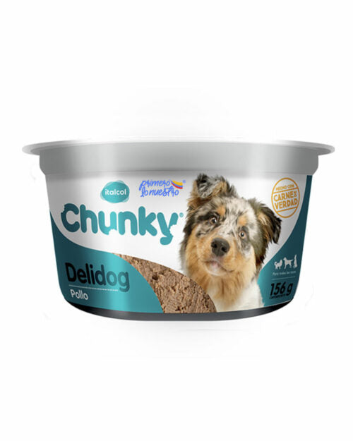 Chunky / Delidog / Perros adultos / Alimento húmedo / POTE.