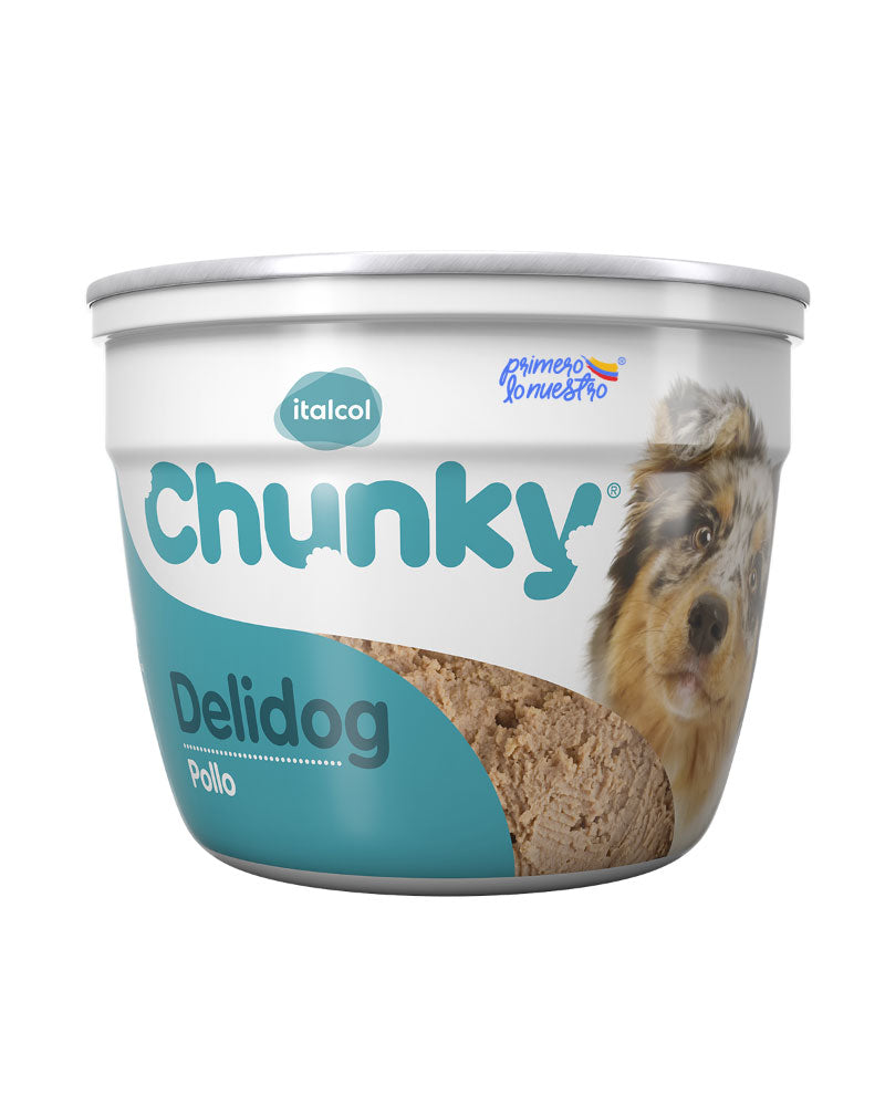 Chunky / Delidog / Perros adultos / Alimento húmedo / POTE.