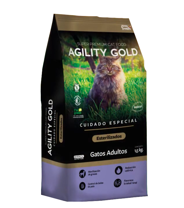 Agility Gold / Gatos Adultos / Esterilizados.