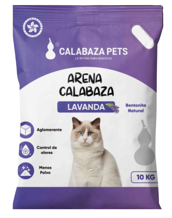 Calabaza / Gatos / Arena Sanitaria / Lavanda.