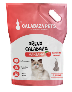 Calabaza / Gatos / Arena Sanitaria / Manzana.