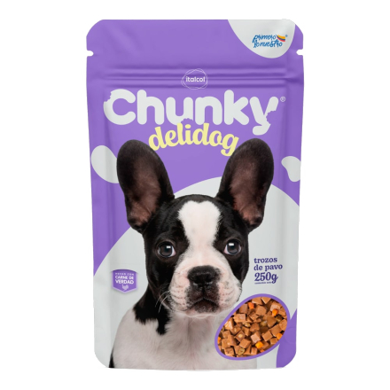 Chunky / Delidog / Perros adultos / Alimento Húmedo / SOBRE /Pavo.